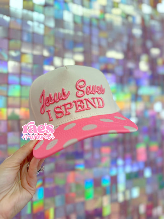 Jesus Saves I Spend Hat