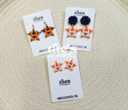 Astros Earrings