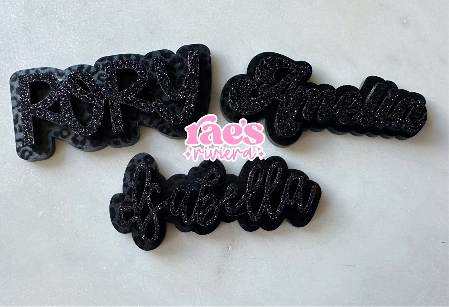 Black Leopard Hair Clip