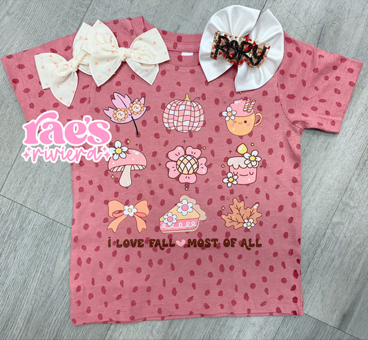 We Love Fall Most of All Tee + Clip Bundle