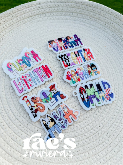 Character Doodle Clips/Keychains/Bag Tags