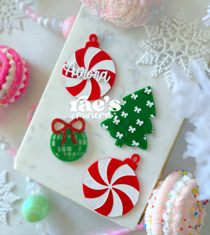 Classic Christmas Hair Clips