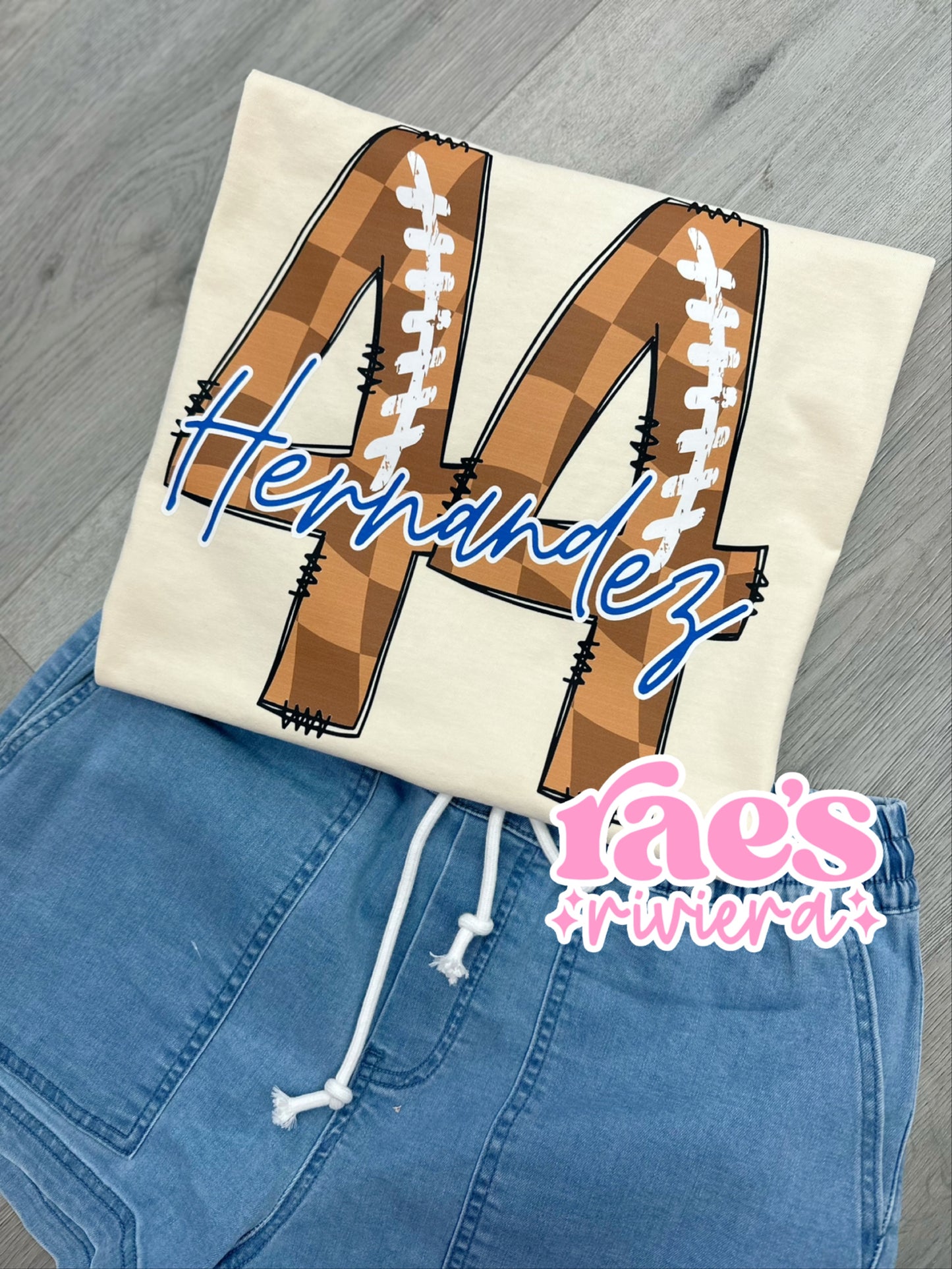 Psalm 96:12 Custom Football Tee