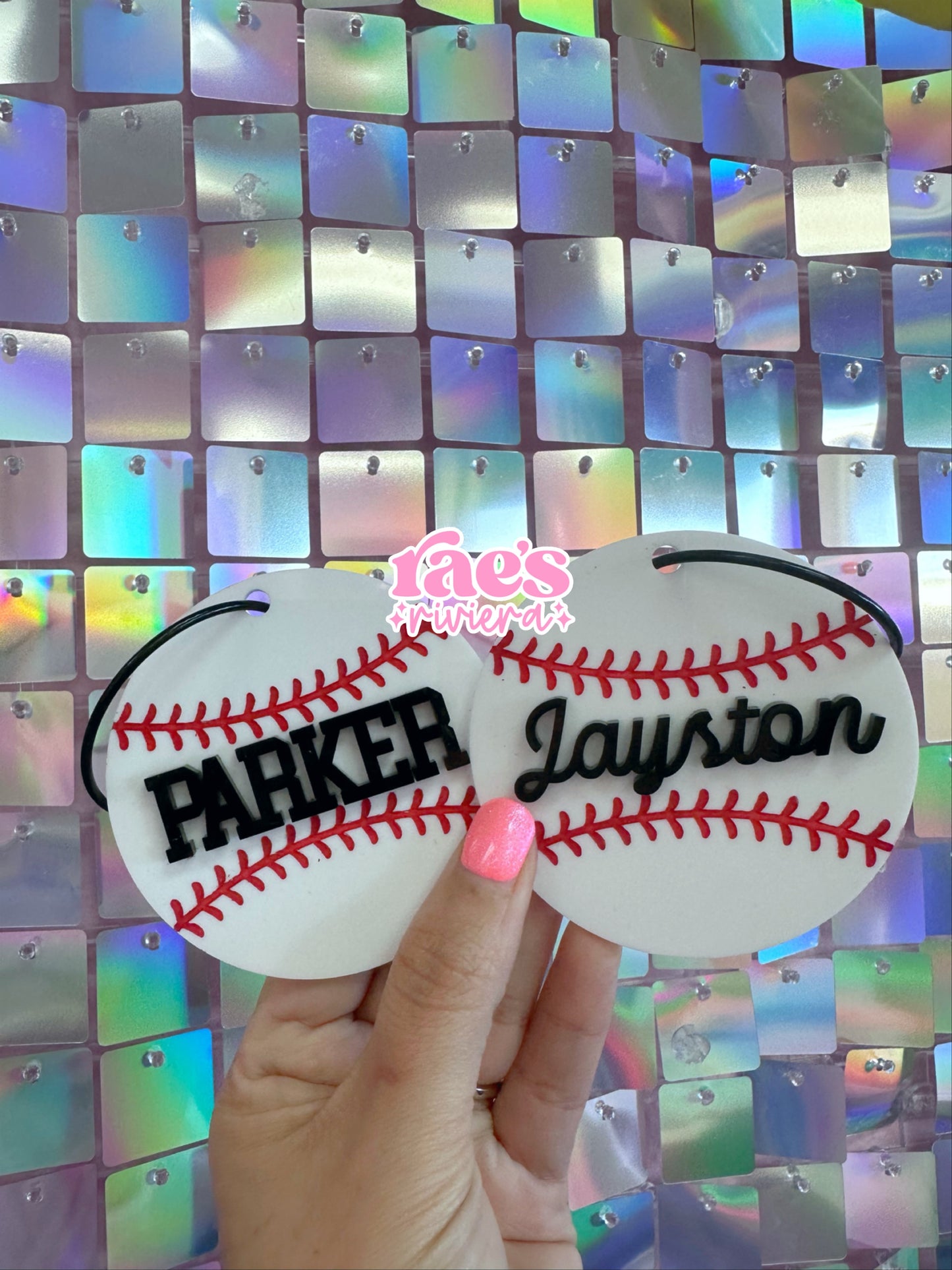 Baseball/Softball Bag Tag