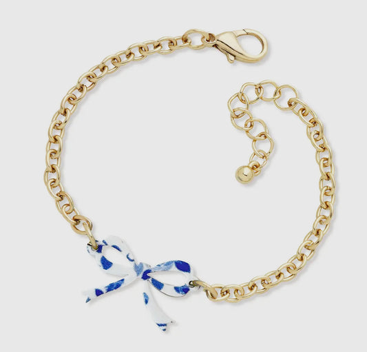 Blue Floral Holiday Jewelry