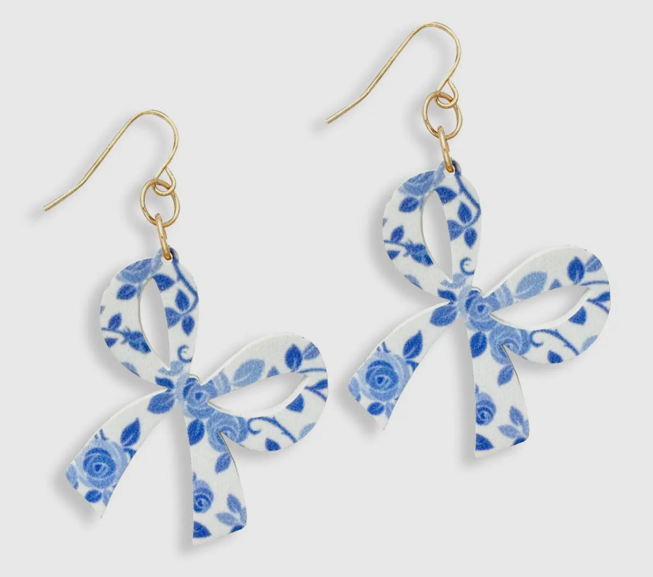 Blue Floral Holiday Jewelry