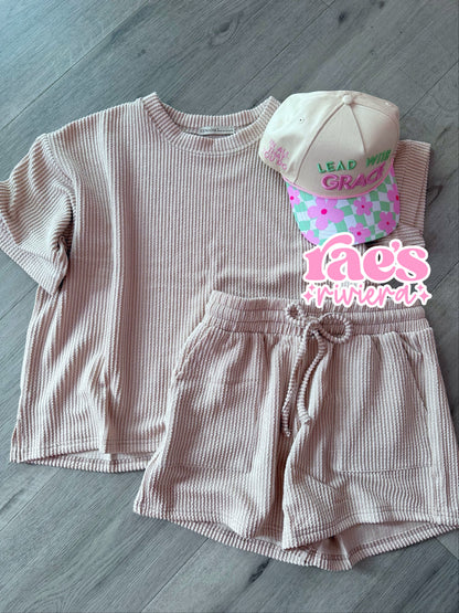 The Everyday Ribbed Short Set