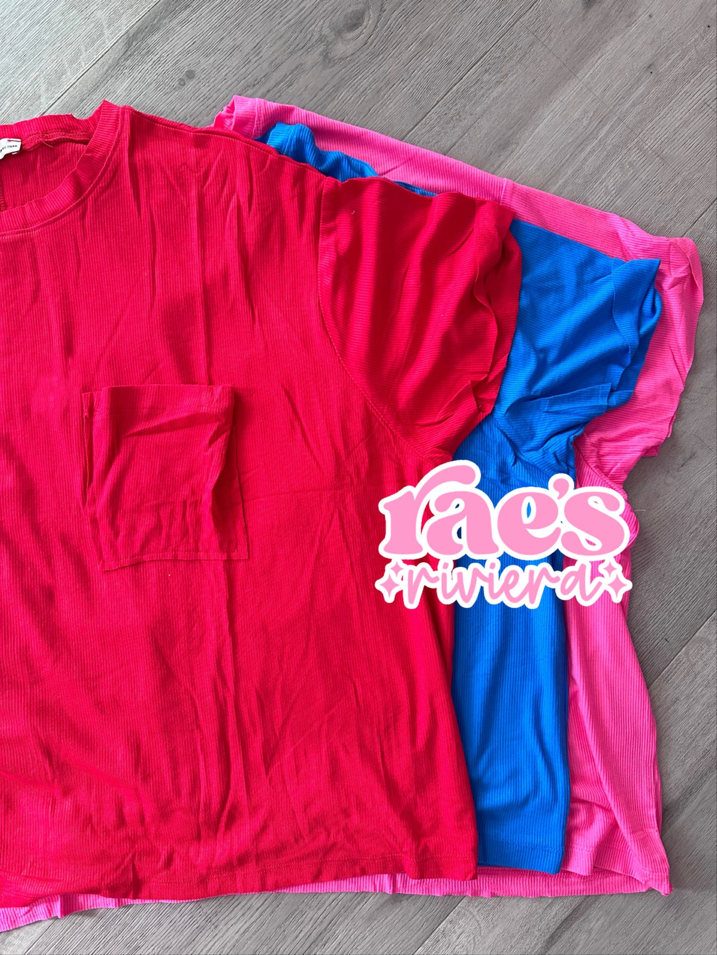 The Everyday Ribbed Pocket Tee