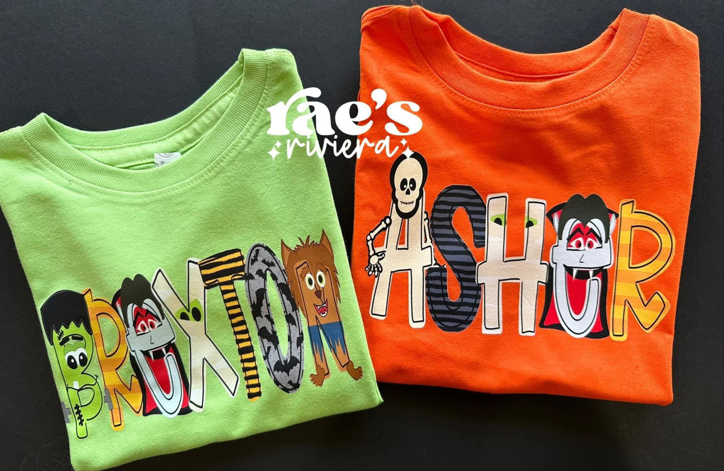 Mystery Doodle NEON Name Tees