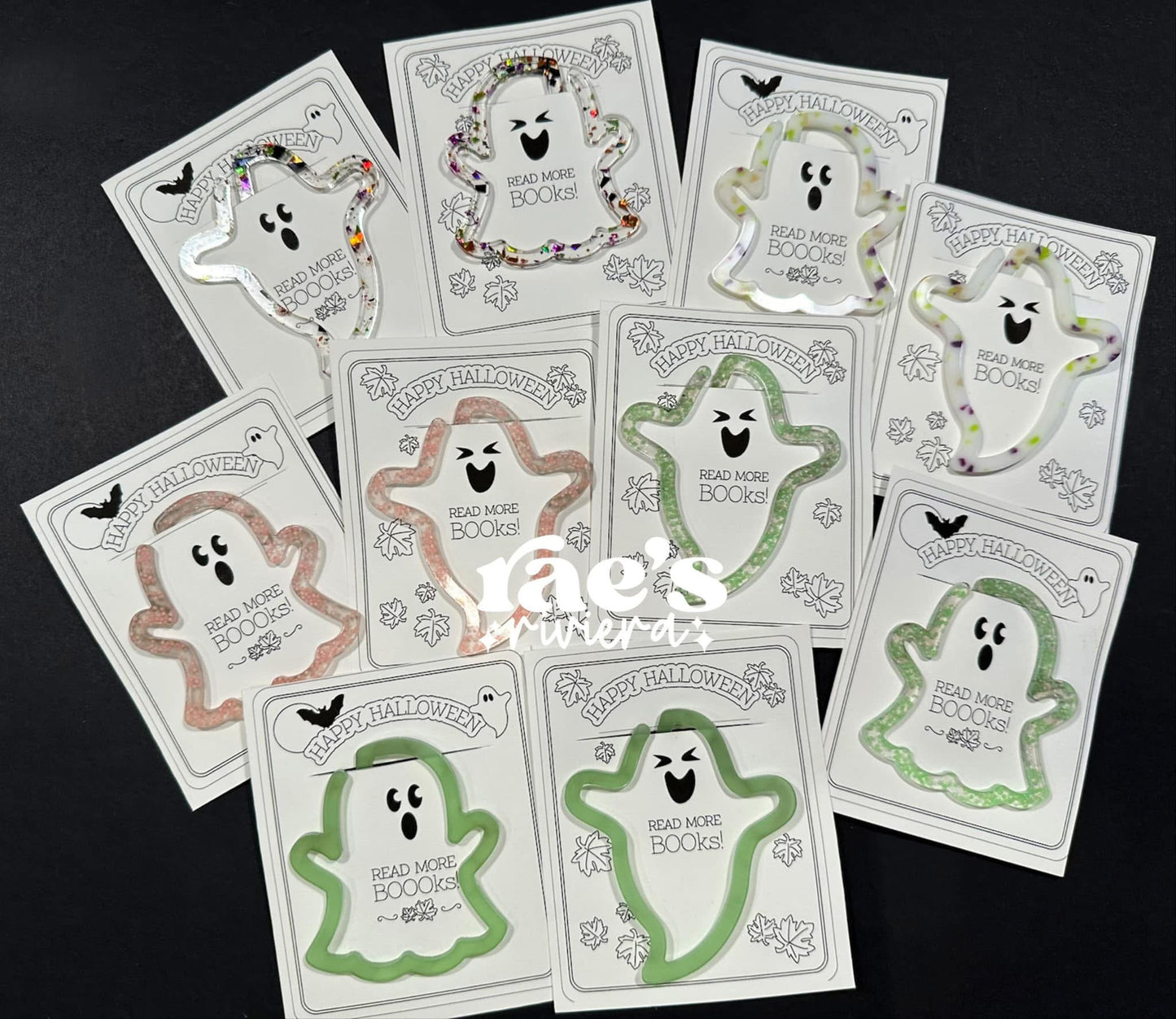 WS Ghost Bookmarks Set of 10