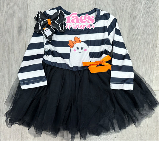 Ghouly Ghoul Striped Dress