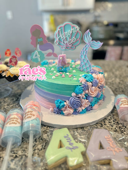 Mermaid Cake Toppers