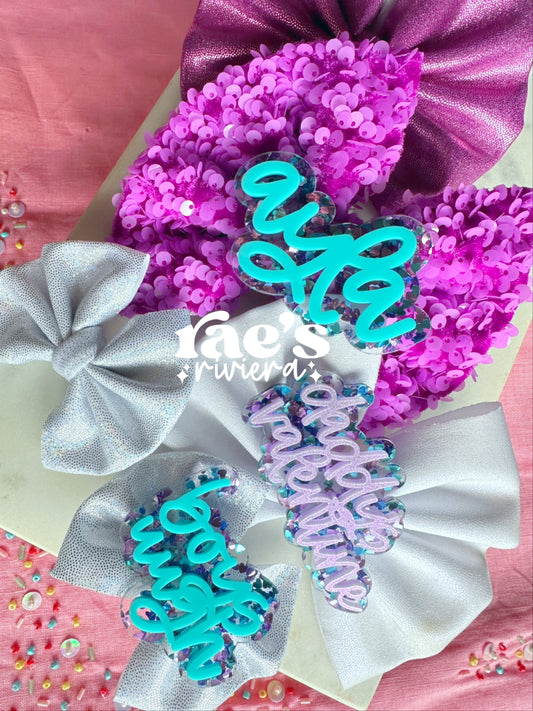 Sweet Heart Confetti Hair Clip Collection