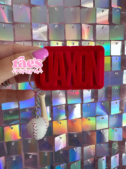 Softball/Baseball Bag Tag