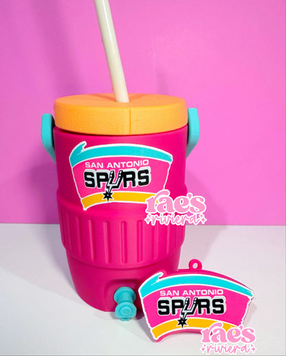 SA Basketball Can Koozies