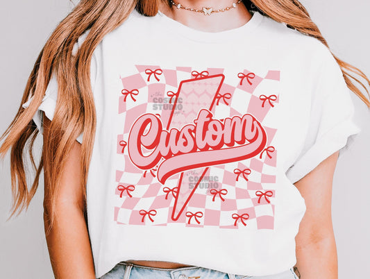 Retro Bow Valentine Custom
