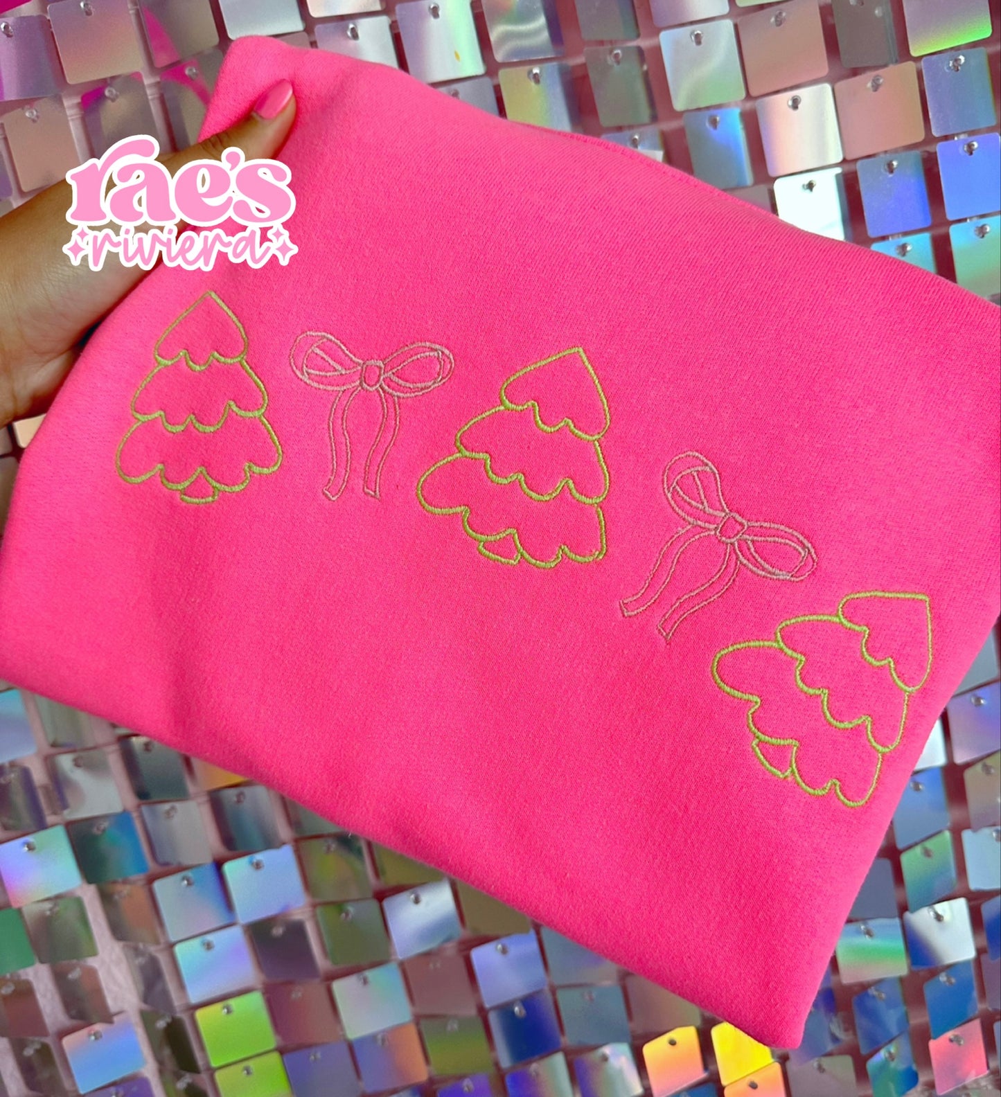 WS Jingle Bow Tee/Sweatshirt