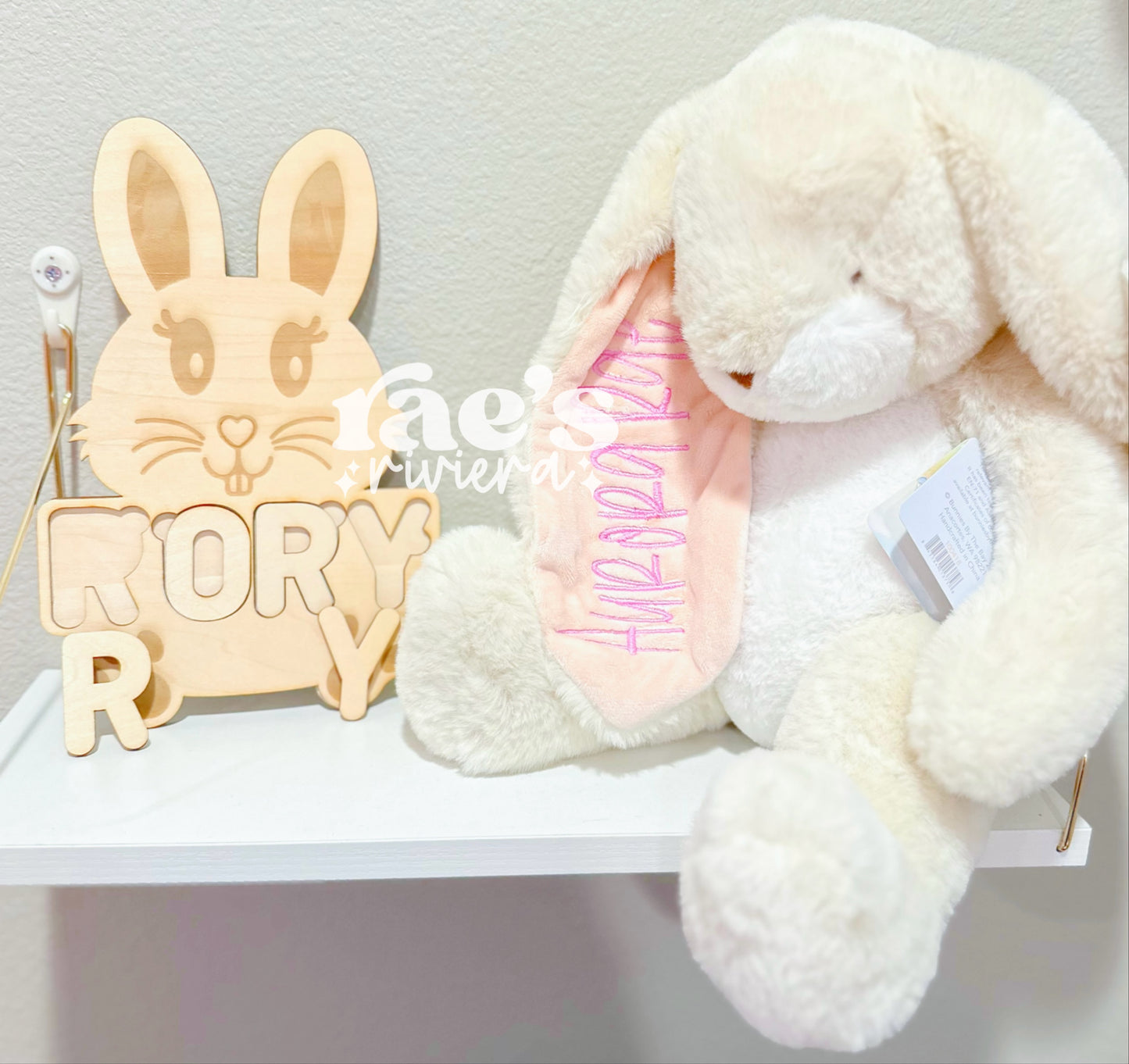 Easter Bunny Wood Name Puzzle