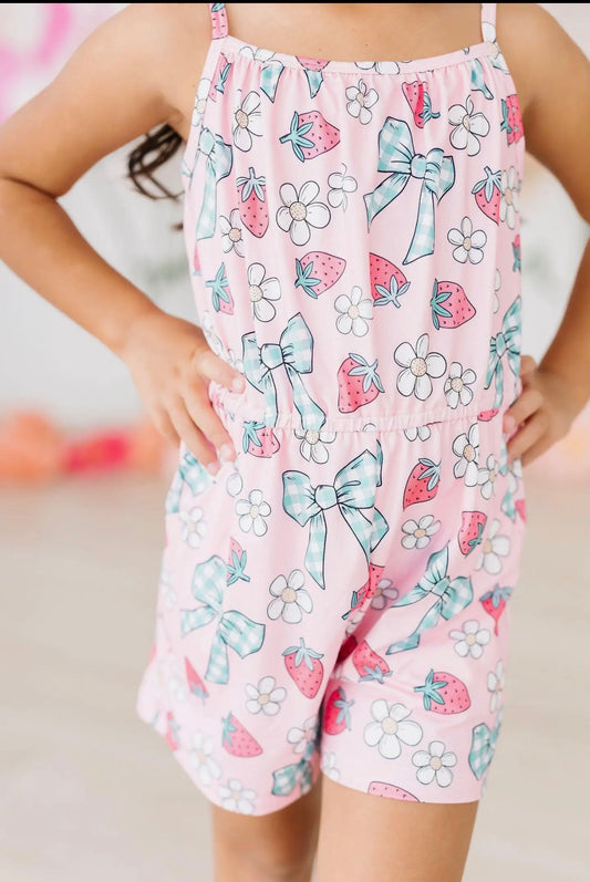 Berry Bow Summer Romper