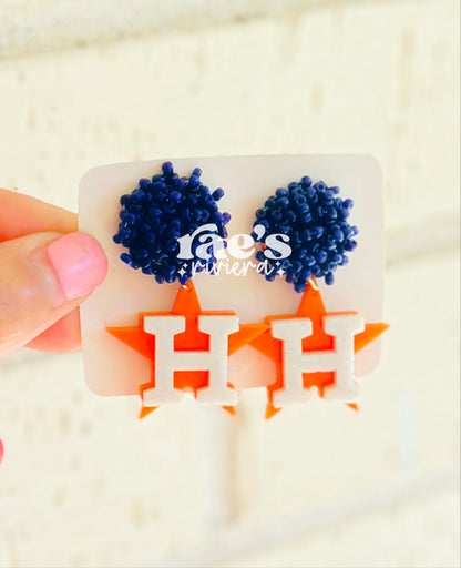Astros Earrings