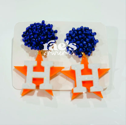 Astros Earrings