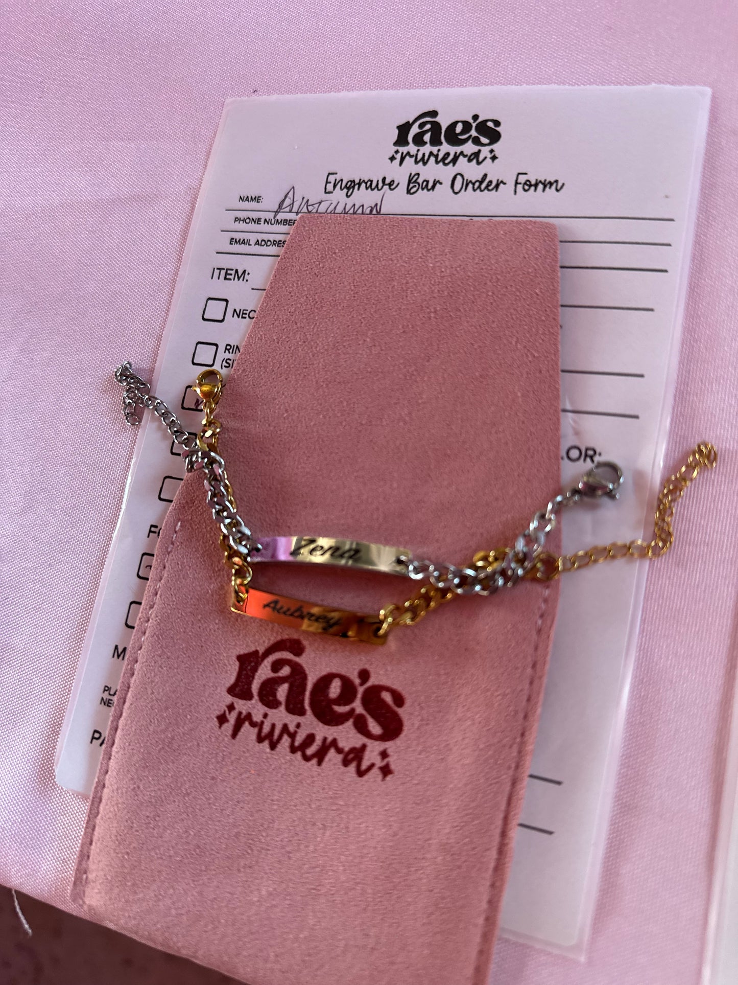 Mini Kids/Baby Curved Bar Bracelet