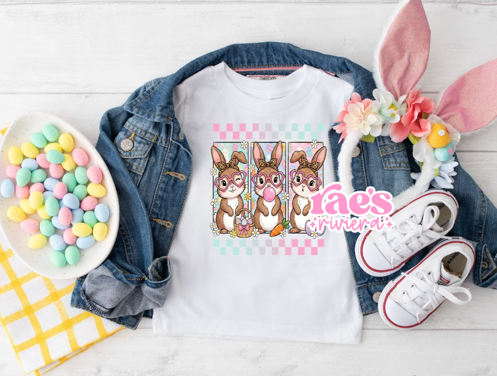 Pastel Bunnies Easter Tee