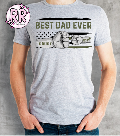 Dad + Me Personalized Front Tees
