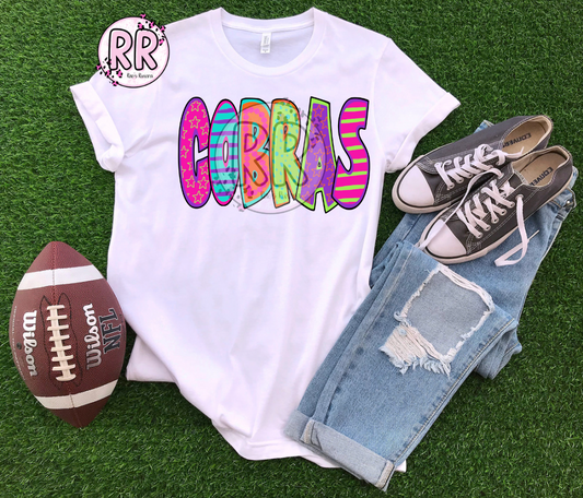 Cobras Bright Letter Spirit Tee