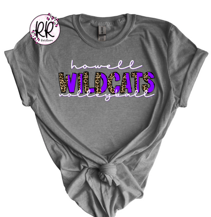 Wildcats Volleyball Leopard