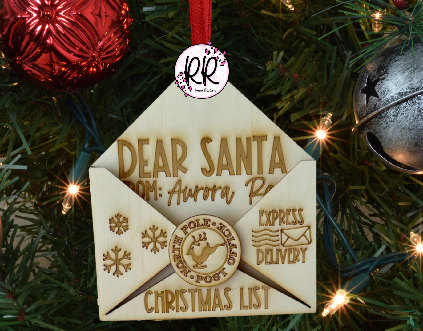 Santa Letter Holder Ornament