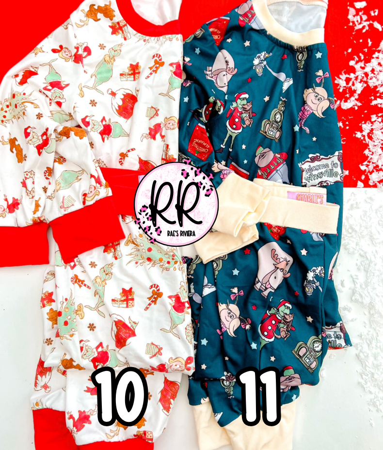 Christmas Jammie Toddler SETS