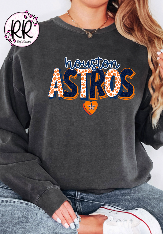 Astros Convo Heart Tee/Sweatshirt TRADITIONAL