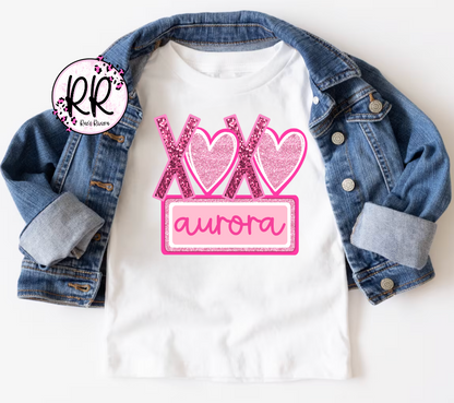 XOXO Personalized Tee