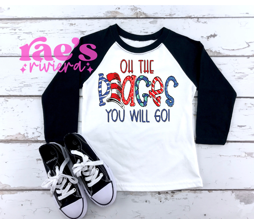 Oh The Places Seuss Unisex