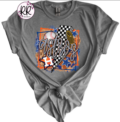 Astros Trophy Retro Tee