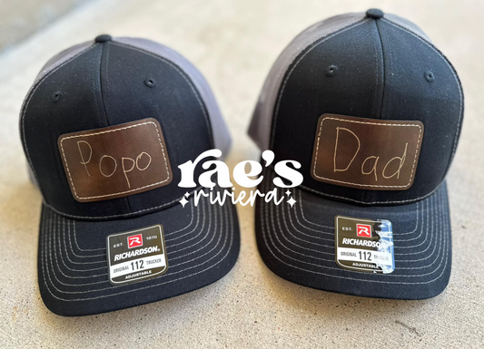 Dad Laser Engraved Hat