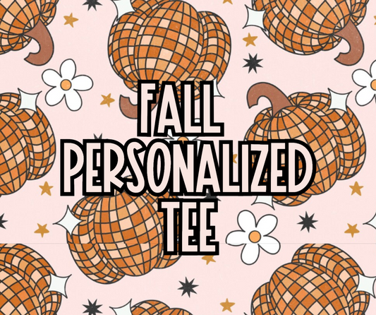 Fall Personalized Tee