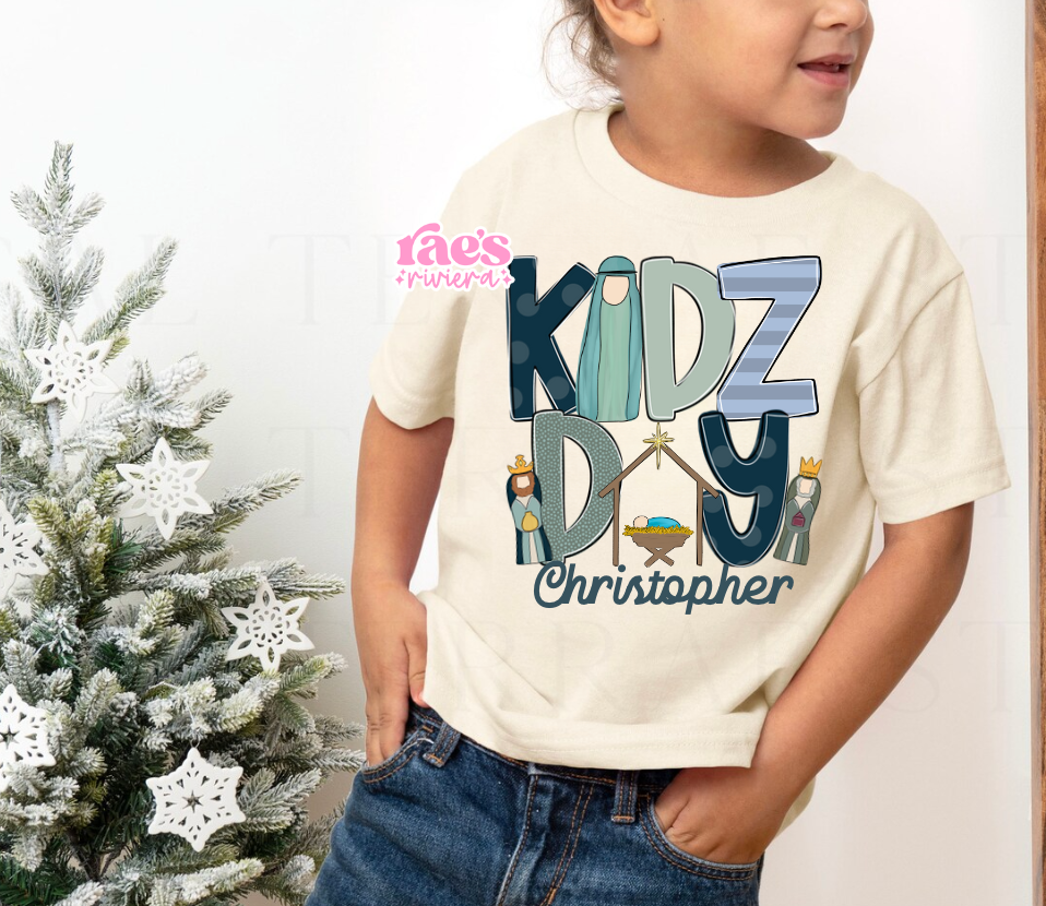 Kidz Day Nativity Doodle Tee