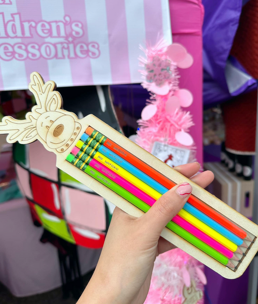 Christmas Pencils + Backer Sets