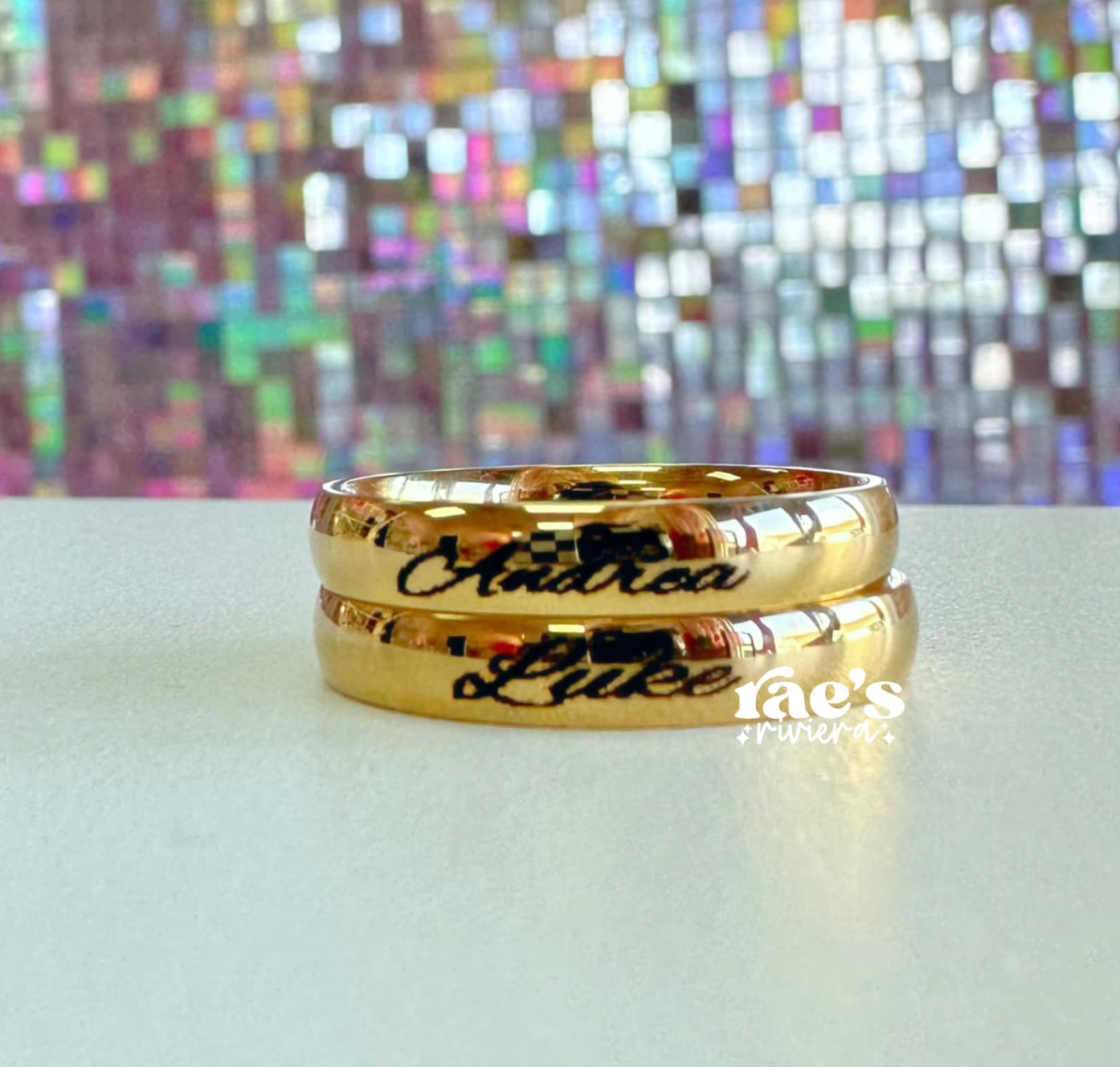 Stackable Name Ring