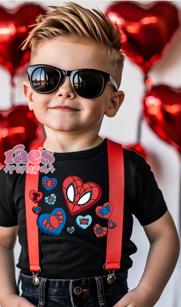 Spidey Hearts Kids TEE