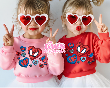 Spidey Hearts Kids TEE