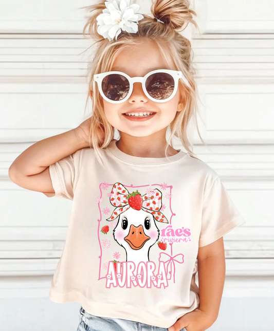 Strawberry GOOSE Girls Tee ONLY