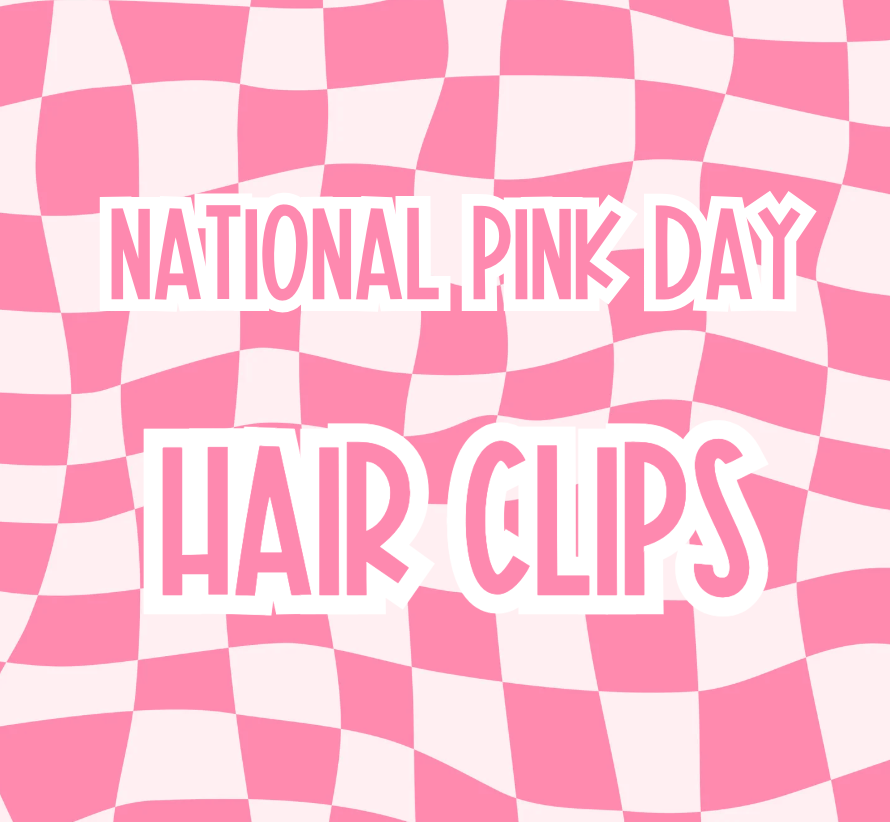 WS Pink Day Hair Clips
