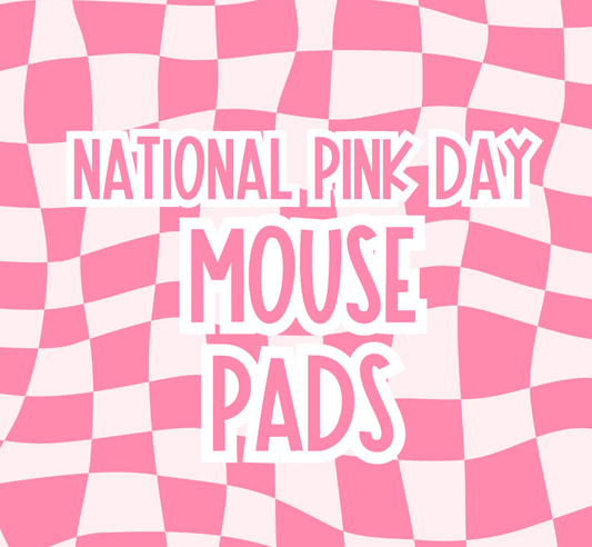 Pink Day Mouse Pads