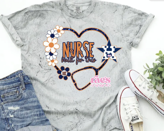 Houston | Nurse | Baseball | PNG | Digital Download