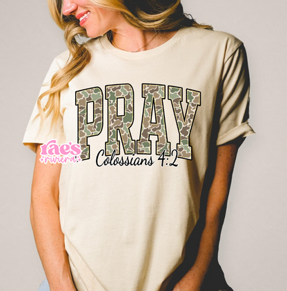 Camo Affirmations Tee