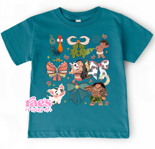 Heart of Te Fiti Bow Tee