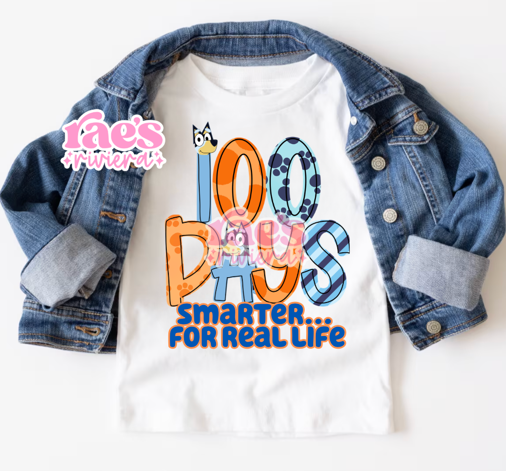 Bluey Doodle 100 Days